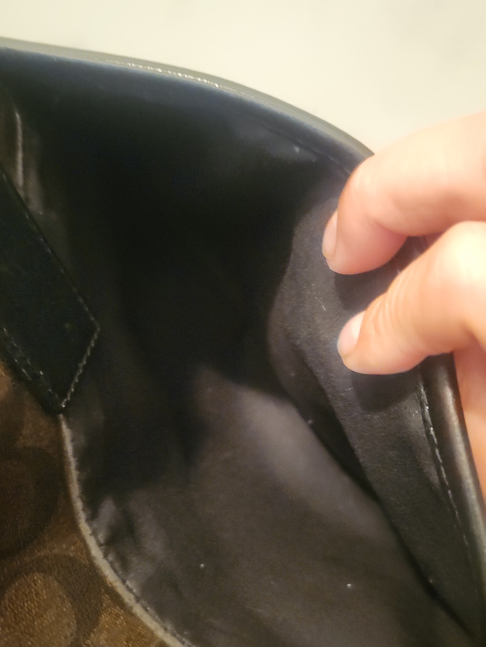 Coach Signature Messenger Bag in Brown and Black Straps Are Perfect . Zipper Gli - Picture 8 of 11